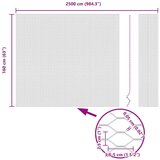 Ograjni stebri 22 kos U-kanal 160 cm pocinkano jeklo, Šesterokotna ograja 1.6x25 m pocinkano jeklo | Shoptok.si