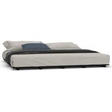  Okvir za krevet crni 200 x 200 cm od masivne borovine | Shoptok.si