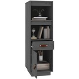  Visoka komoda siva 34 x 40 x 108 5 cm od masivne borovine | shoptok.hr