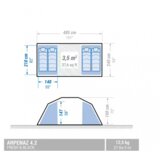 Olimp Sport Šator Black and Fresh za 4 osoba | ePonuda.com