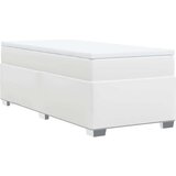 vidaXL Krevet s oprugama i madracem bijeli 100x200 cm od umjetne kože | shoptok.hr