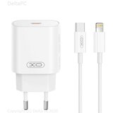 XO wall charger CE25 PD 25W 1x USB-C white + cable USB-C - Lightning | Eponuda.ba