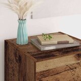 vidaXL Strani šal Star les 34,5 x 34 x 90 cm Konstruiran les | Shoptok.si