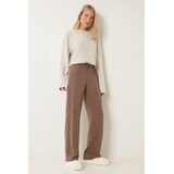  Ženske pantalone UB00295, Braon Cene