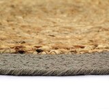 vidaXL podmetači 4 kom prirodna i siva boja 38 cm od jute i pamuka | shoptok.hr