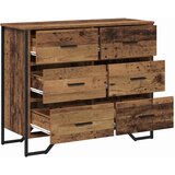  Komoda s ladicama 2 pcs Staro drvo 91 x 35,5 x 74,5 cm | shoptok.hr