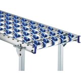 Gura Lahka valjčna proga, jeklen okvir z valjčki iz umetne mase, širina proge 500 mm, osni razmak 75 mm, dolžina 1 m | Shoptok.si