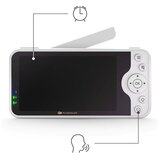 Kinderkraft NITEEYE GLOW bežični baby monitor s noćnim svjetlom, White | shoptok.hr