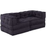  Modularni Poufovi 2 kom Antracit Tkanina | shoptok.hr