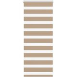 vidaXL Zebra zavesa peščeno rjava 55x100 cm širina blaga 50,9 cm poliester, (5000297468) | Shoptok.si