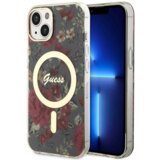  originalni guess ovitek flowers GUHMP14SHCFWSA z magsafe za iphone 14 6.1 - kaki Cene