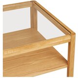 House Nordic Klubska mizica s stekleno mizno ploščo v naravni barvi 60x110 cm Lourmarin – | Shoptok.si