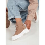 DStreet Buty damskie skarpetkowe FRELLA khaki | Shoptok.si