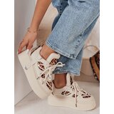 DStreet Sneakersy damskie na wysokiej platformie UPSOLE panterka | shoptok.hr