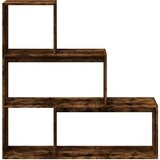 vidaXL Pregrada / regal za knjige 3 razina hrast 123x29x123 cm drveni | shoptok.hr