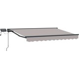 Ručni okvir tende s LED-ima Svijetlo siva 3 5 x 2 m | shoptok.hr