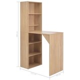  Barska miza z omarico hrast 115x59x200 cm, (20625122) | Shoptok.si