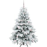 vidaXL Umjetno božićno drvce s stalakom Zelena 150 cm PE i PVC | shoptok.hr