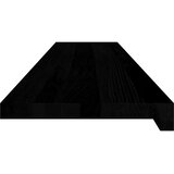  Gazišta stepenice 8 kom tamnosmeđi 120x30x2 cm masivna hrast | shoptok.hr