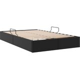  Otomanski krevet s pohranom Crna 120 x 200 cm Lažna koža | shoptok.hr