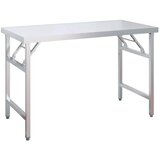  Kuhinjski radni stol s policom 120x60x115 cm nehrđajući čelik | shoptok.hr