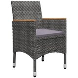  5-dijelni vrtni blagovaonski set sivi | shoptok.hr