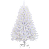  Umjetno božićno drvce Bijelo 120 cm PVC i metal | shoptok.hr