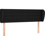 Uzglavlje s ušima crno 147x23x78/88 cm od tkanine | shoptok.hr