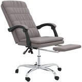  Uredski naslonjač od tkanine smeđesivi | shoptok.hr