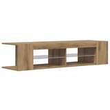 TV ormarić s LED svjetlima Artisan hrast 135x39x30 cm | shoptok.hr