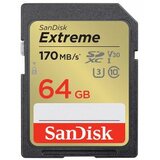 San Disk 64GB Extreme (SDSDXV2-064G-GNCIN ) memorijska kartica SDXC class 10 cene
