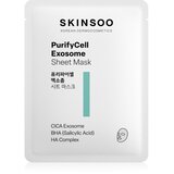 SKINSOO PurifyCell Exosome Sheet Mask pomirjevalna tekstilna maska 22 g Cene