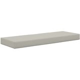  Jastučić za sjedenje na otvorenom Sivi 111,5 x 40 x 8 cm | Eponuda.com