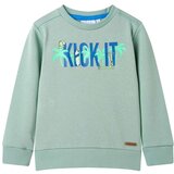  Dječja topla majica svijetla kaki 92 | shoptok.hr