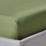 HOMESCAPES ovita rjuha iz organskega bombaža s 400 niti, 150x200 cm, (20747723) | Shoptok.si