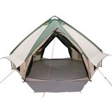  Teepee šator s krovom Zelena i bijela 490 x 410 x 210 cm | shoptok.hr