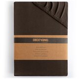 DecoKing Rjava elastična rjuha Amber Collection, 100-120 x 200 cm | Shoptok.si