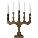 Markslöjd 706280 - Božićni svećnjak SVANEHOLM 5xE10/3W/230V borovina/braon | Eponuda.com