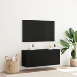 vidaXL TV ormar Crni hrast Konstruirano drvo Srednji Pohrana TV stalak Cijene