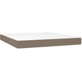  Krevet s oprugama i madracem smeđesivi 180x200 cm tkanina | shoptok.hr