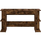  Radni stol boja dimljenog hrasta 140x50x75 cm konstruirano drvo | shoptok.hr