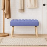  Klupa s utorima Traper plava 80 x 40 x 46 cm Tkanina | Eponuda.com