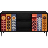  ormar ESSEN 102 x 33 x 51 cm Crni hrast Konstruirano drvo | shoptok.hr