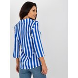 LAKERTA Blouse-LK-BZ-509300.70P-white-blue | Shoptok.si