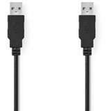 Nedis USB 2.0 KABEL A m A m 2m crni Cijene
