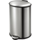 EKO Ovalni zbiralnik odpadkov s pedalom, prostornina 35 l, VxŠxG 596 x 396 x 355 mm, nedrseč Cene