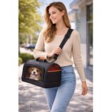 Paws &amp; Whiskers Crna torba za prevoz kućnih ljubimaca Airline | Eponuda.com