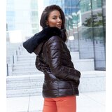 Gemre Brown jacket with a detachable hood Solfatara | Shoptok.si