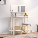  Konzolni stol bijeli 110 x 40 x 80 cm od masivne borovine | shoptok.hr