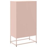 vidaXL Visoka omara roza 68,5x38,5x123,5 cm jeklo | Shoptok.si